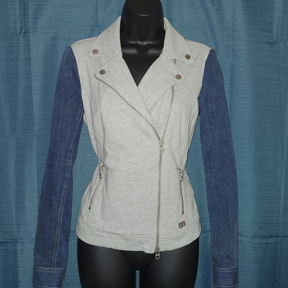 Armani Exchange Gray Denim Jacket